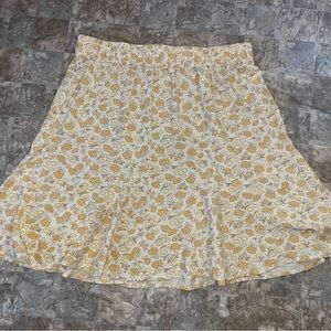 Madewell Womens Medium Pull-On Swing Mini Skirt in Piccola Floral Elastic Waist